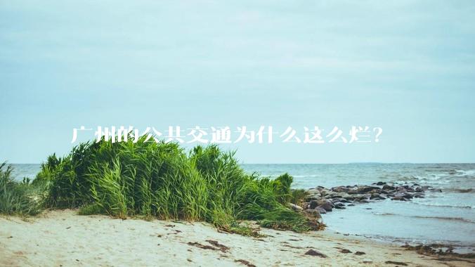广州的公共交通为什么这么烂？