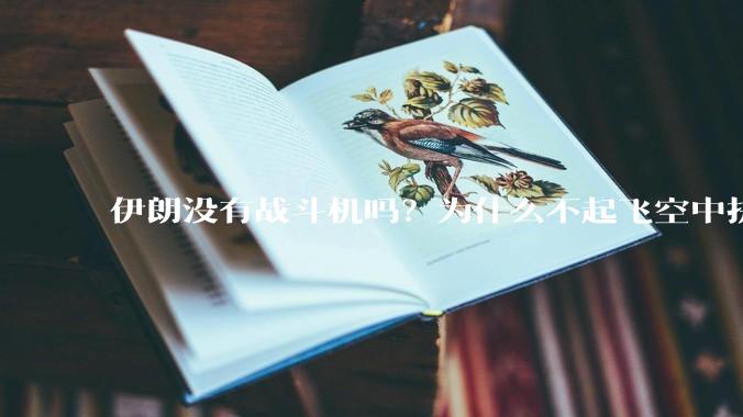 伊朗没有战斗机吗？为什么不起飞空中拼***？